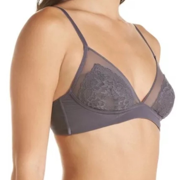 HONEYDEW Sydney Lace & Mesh
Bralette in the color shadow NWT size small - Picture 4 of 13